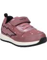  Casual sneakers for girl GEOX B263ZA 0BS02 B ALBEN GIRL  C8049 DK ROSE-BLACK