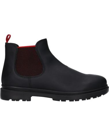 Chaussures GEOX  pour Homme U16DDA 000FF U ANDALO  C0048 BLACK-RED