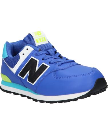 Woman and girl and boy Trainers NEW BALANCE GC574CS 574  MARINE BLUE