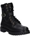 Stivaletti TOMMY HILFIGER  per Donna FW0FW06734 BUCKLE LACE UP  BDS BLACK
