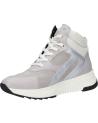 Woman and girl Trainers GEOX D16HXB 08522 D FALENA B ABX  C1010 LT GREY