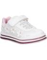 Sneaker GEOX  für Mädchen J25EVA 0AS54 J PAWNEE GIRL  C0406 WHITE-PINK