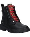girl Mid boots GEOX J1620B 000BC J CASEY  C9BT6 BLACK-WHISKY