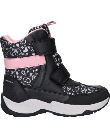 girl boots GEOX J04CFB 0NFMN J SENTIERO GIRL B WP  C0618 BLACK-PINK