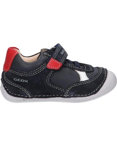 Schuhe GEOX  für Junge B1539A 02285 B TUTIM  C0735 NAVY-RED
