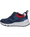 girl and boy and Man Trainers GEOX J26H0B 0FU54 J ROONER BOY  C4244 NAVY-DK RED