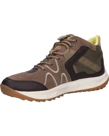 Woman and girl and boy Trainers GEOX D16PTB 02214 D DORAY B WPF  C5MD3 DK BEIGE-OLIVE
