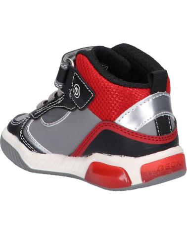 Sneaker GEOX  für Junge J169CB 0BC11 J INEK BOY  C0051 GREY-RED