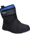 Man and boy Mid boots GEOX J269XF 0FU50 J FLEXYPER BOY B ABX  C0245 BLACK-ROYAL