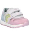 Sneaker GEOX  für Mädchen B023ZA 02214 B ALBEN GIRL  C0674 WHITE-ROSE