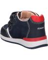 boy and girl Trainers GEOX B260RC 08522 B RISHON  C4075 DK NAVY-RED