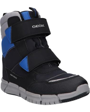 Boots GEOX  für Damen und Mädchen und Junge J169XC 0FU50 J FLEXYPER BOY B ABX  C0455 BLACK-ROYAL