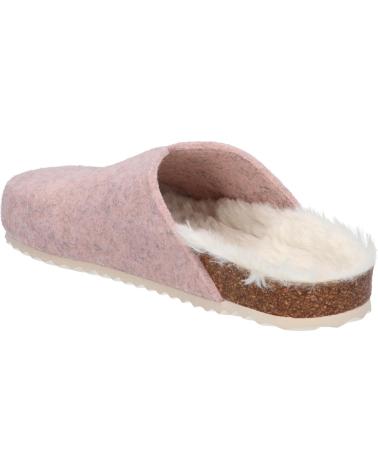 Woman and girl House slipers GEOX J268MB 000NY J ADRIEL GIRL  C8203 PINK-LT BEIGE