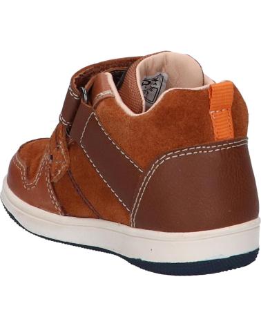 Chaussures GEOX  pour Garçon B161LA 022ME B NEW FLICK BOY  C0947 BROWN-NAVY