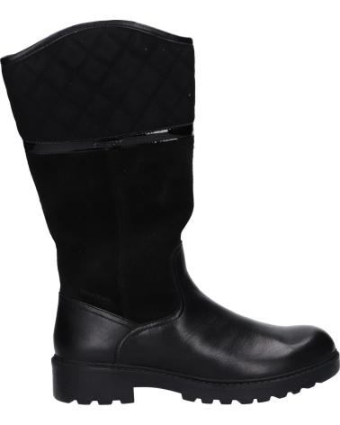 Woman and girl boots GEOX J94AFB 04322 J CASEY GIRL WPF  C9999 BLACK
