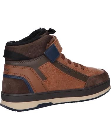 Chaussures GEOX  pour Garçon J04CXB 0MWBU J ASTUTO BOY  C0696 LT BROWN-BROWN