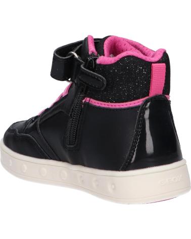 Sneaker GEOX  für Mädchen J268WA 05402 J SKYLIN GIRL  C0922 BLACK-FUCHSIA