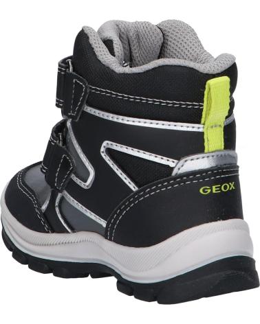 Boots GEOX  für Mädchen und Junge B263VD 0FU54 B FLANFIL BOY B ABX  C0017 BLACK-GREY