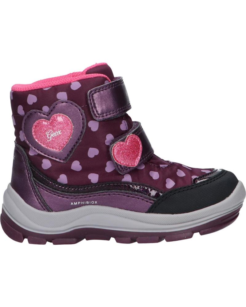 Boots GEOX  für Mädchen B263WJ 0MNNF B FLANFIL GIRL B ABX  C8017 PRUNE