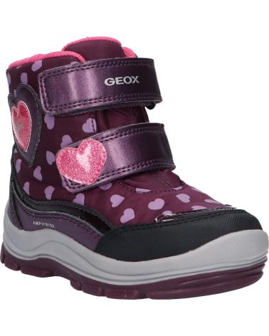 girl boots GEOX B263WJ 0MNNF B FLANFIL GIRL B ABX  C8017 PRUNE