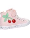 Sportif GEOX  pour Fille J9204A 0AN11 JR CIAK GIRL  C8172 LT ROSE