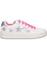 Sportif GEOX  pour Fille J02BDB 000BC J REBECCA GIRL  C0563 WHITE-FUCHSIA