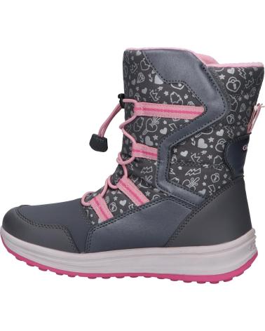 Stivali GEOX  per Bambina J042UA 0BCMN J ROBY GIRL B WPF  C0952 DK GREY-PINK