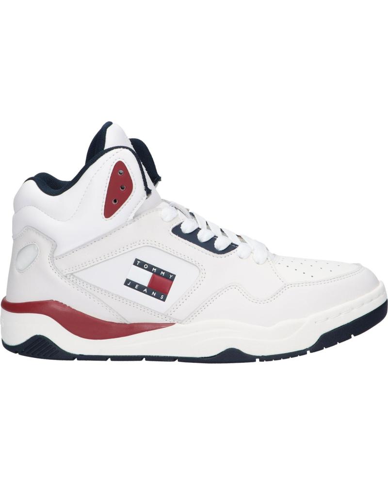  Casual sneakers for men TOMMY HILFIGER EM0EM01318 BASKET MID TOP  0G1 RWB