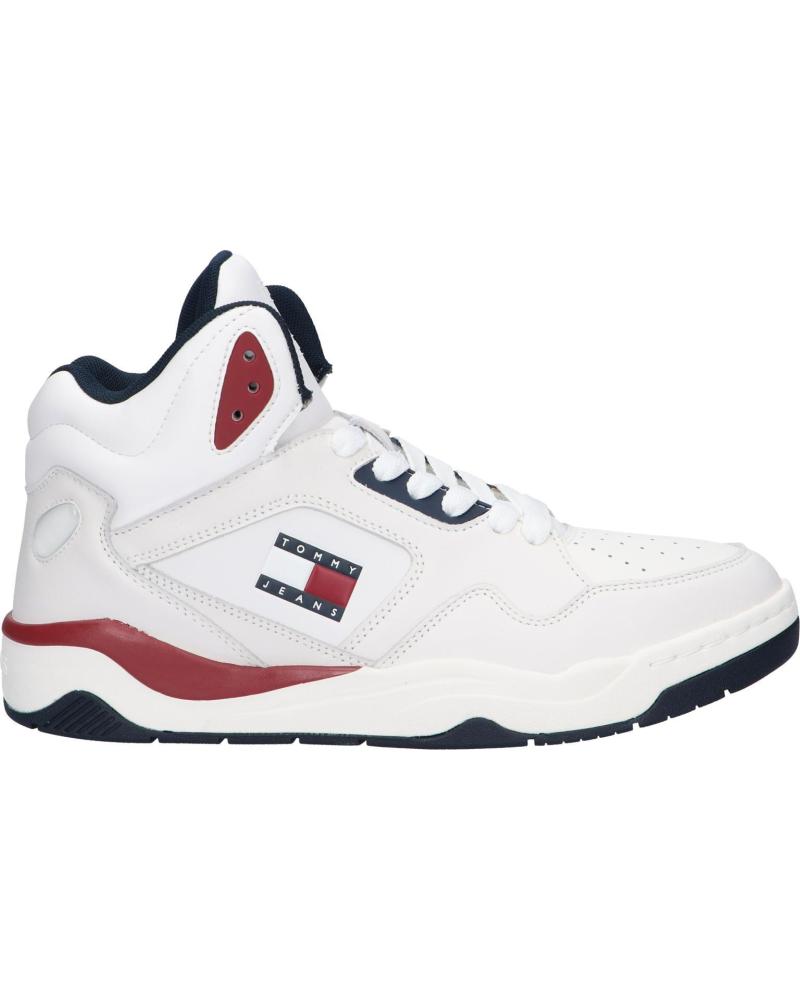 Sportschuhe TOMMY HILFIGER  für Herren EM0EM01318 BASKET MID TOP  0G1 RWB