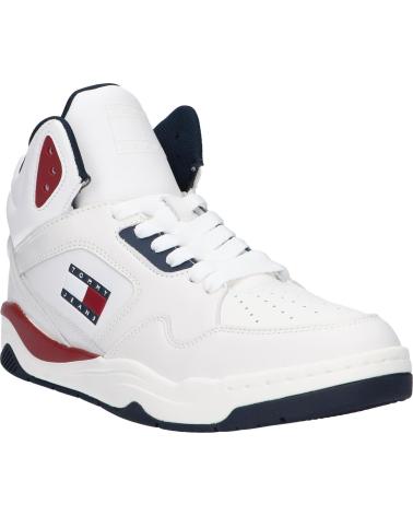 Sportschuhe TOMMY HILFIGER  für Herren EM0EM01318 BASKET MID TOP  0G1 RWB