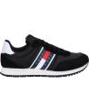  Casual sneakers for men TOMMY HILFIGER EM0EM01351 RUNNER CASUAL ESS  BDS BLACK