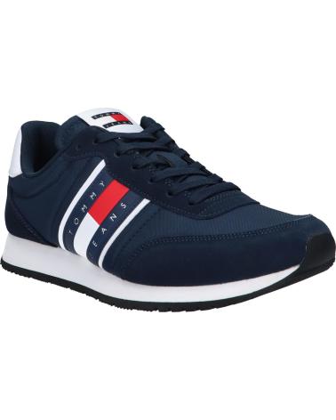 Man Trainers TOMMY HILFIGER EM0EM01351 RUNNER CASUAL ESS  C1G DARK NIGHT NAVY