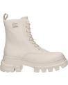 Woman boots TOMMY HILFIGER EN0EN02503 CHUNKY LEATHER BOOT  AEV BLEACHED STONE