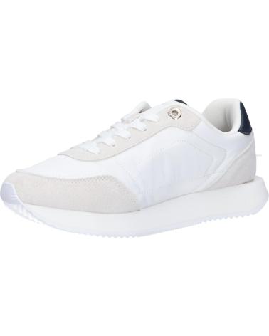 Zapatillas deporte TOMMY HILFIGER  pour Femme FW0FW07831 ESSENTIAL RUNNER GLOBAL STRIPES  YBS WHITE