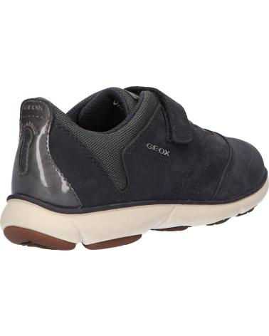 girl and boy Zapatillas deporte GEOX J642DA 022GN J NEBULA  C9004 ANTHRACITE