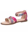 Woman and girl Sandals GEOX J9235I 0DSHI J KARLY  C8238 FUCHSIA-MULTICOLOR