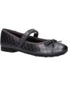 Woman and girl Flat shoes GEOX J5455D 000NF J PLIE  C1115 GRAPHITE