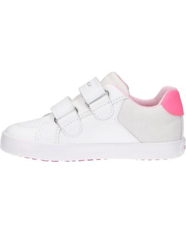 Sneaker GEOX  für Mädchen B15D5A 08509 B KILWI  C1441 WHITE-FLUOFUCHSIA