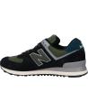 Scarpe sport NEW BALANCE  per Uomo U574KBG 574  BLACK