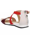 Woman Sandals GEOX D8293A 04185 D FORMOSA  C7Y1Q SCARLET-OFF WHITE