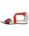 Sandali GEOX  per Donna D8293A 04185 D FORMOSA  C7Y1Q SCARLET-OFF WHITE