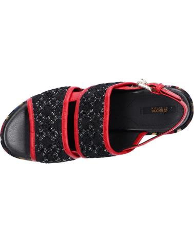 Woman Sandals GEOX D824VB 08JBC D SAKELY  C0048 BLACK-RED