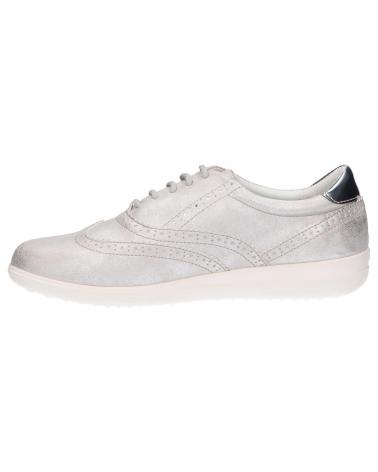 Woman sports shoes GEOX D827LB 0PVBN D NIHAL  C0626 OFF WHITE-SILVER