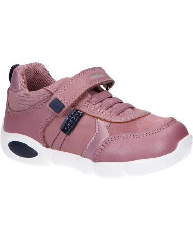 girl sports shoes GEOX B154FC 044AJ B PILLOW  C8007 DK ROSE
