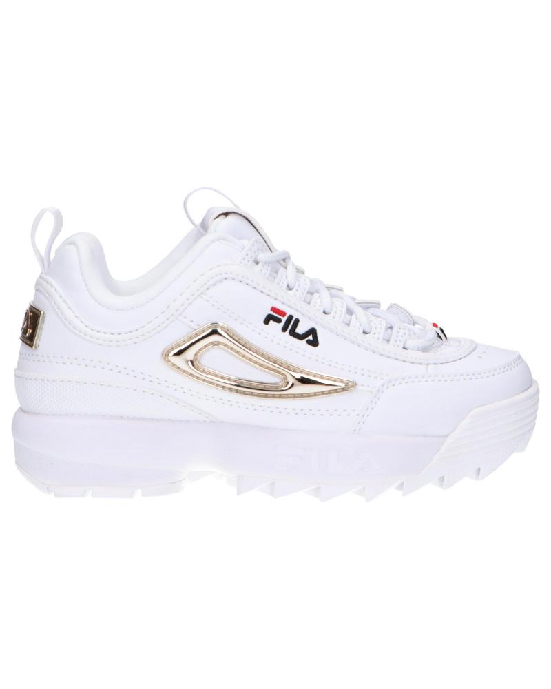 Woman and girl and boy Zapatillas deporte FILA 1011423 94T DISRUPTOR  WHITE-GOLD