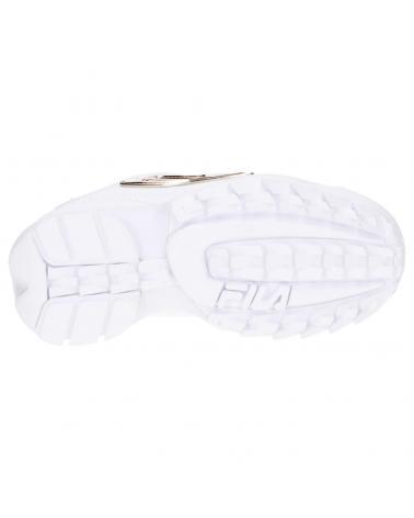 Woman and girl and boy sports shoes FILA 1011423 94T DISRUPTOR  WHITE-GOLD