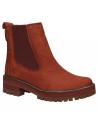 Woman Mid boots TIMBERLAND A2HKQ COURMAYEUR VALLEY CHELSEA  CH7 CHERRY MAHOGANY