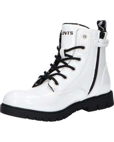 Boots LEVIS  für Mädchen und Junge VPHI0022S PASADENA  0061 WHITE