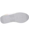 Zapatillas deporte CALVIN KLEIN  de Mujer YW0YW00840 SOCK LACEUP  03A BRIGHT WHITE-CREAMY WHITE-BLACK