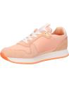 Sportif CALVIN KLEIN  pour Femme YW0YW00840 SOCK LACEUP  0JL APRICOT ICE-BRIGHT WHITE